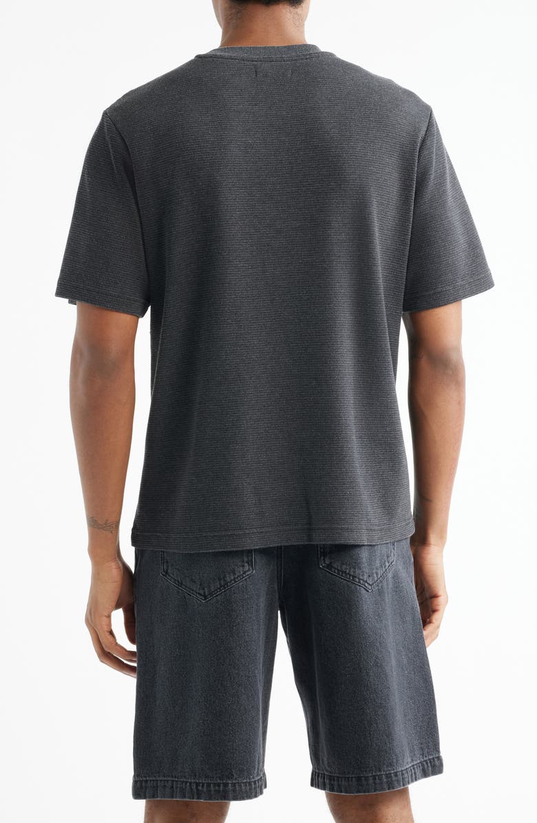 BP. Oversize Waffle T-Shirt, Alternate, color, Black