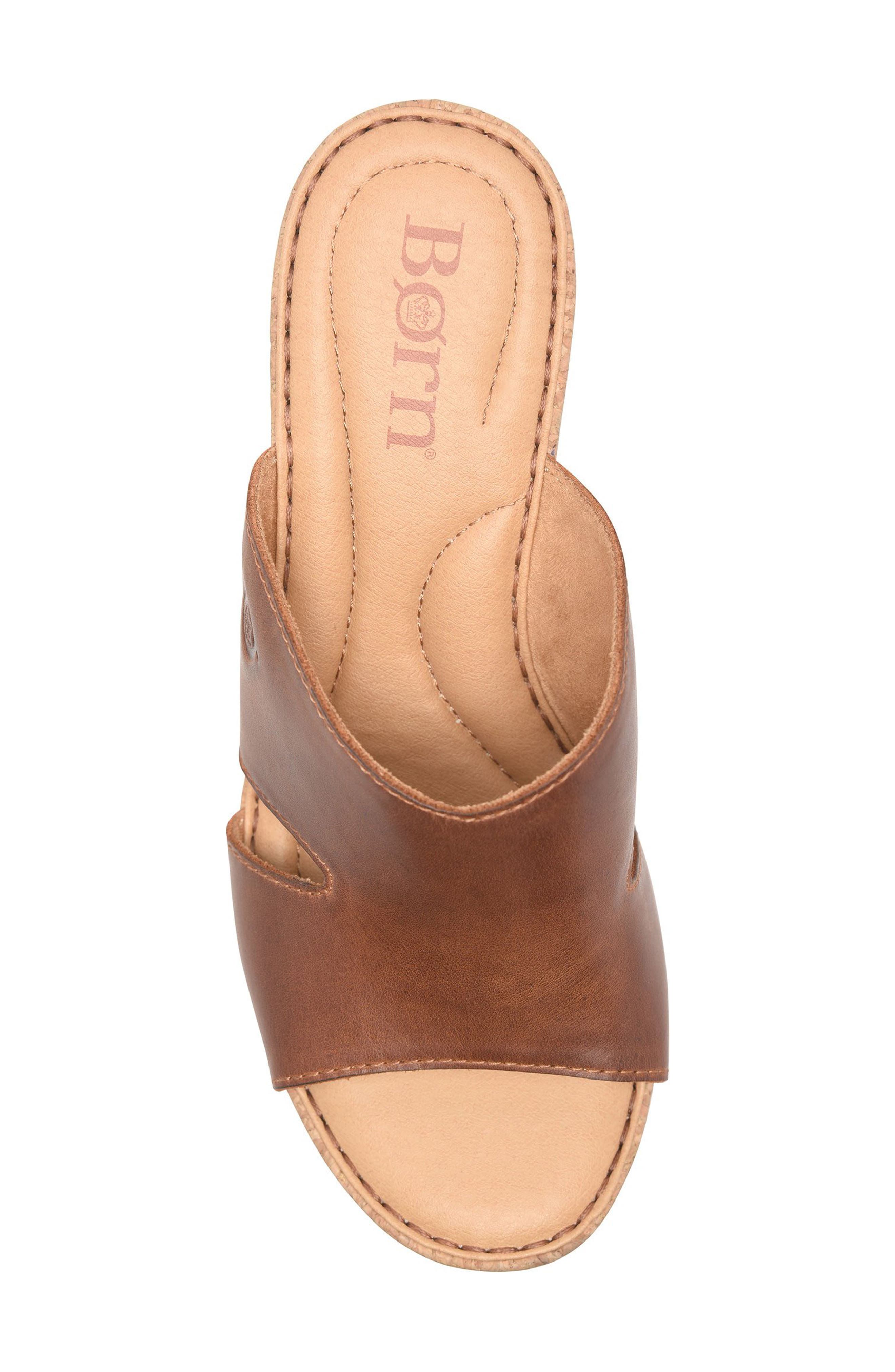 Sorine Platform Wedge Sandal, Alternate, color, BROWN