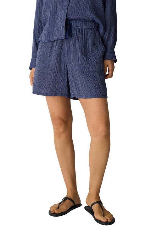 Organic Cotton Gauze Drawstring Shorts