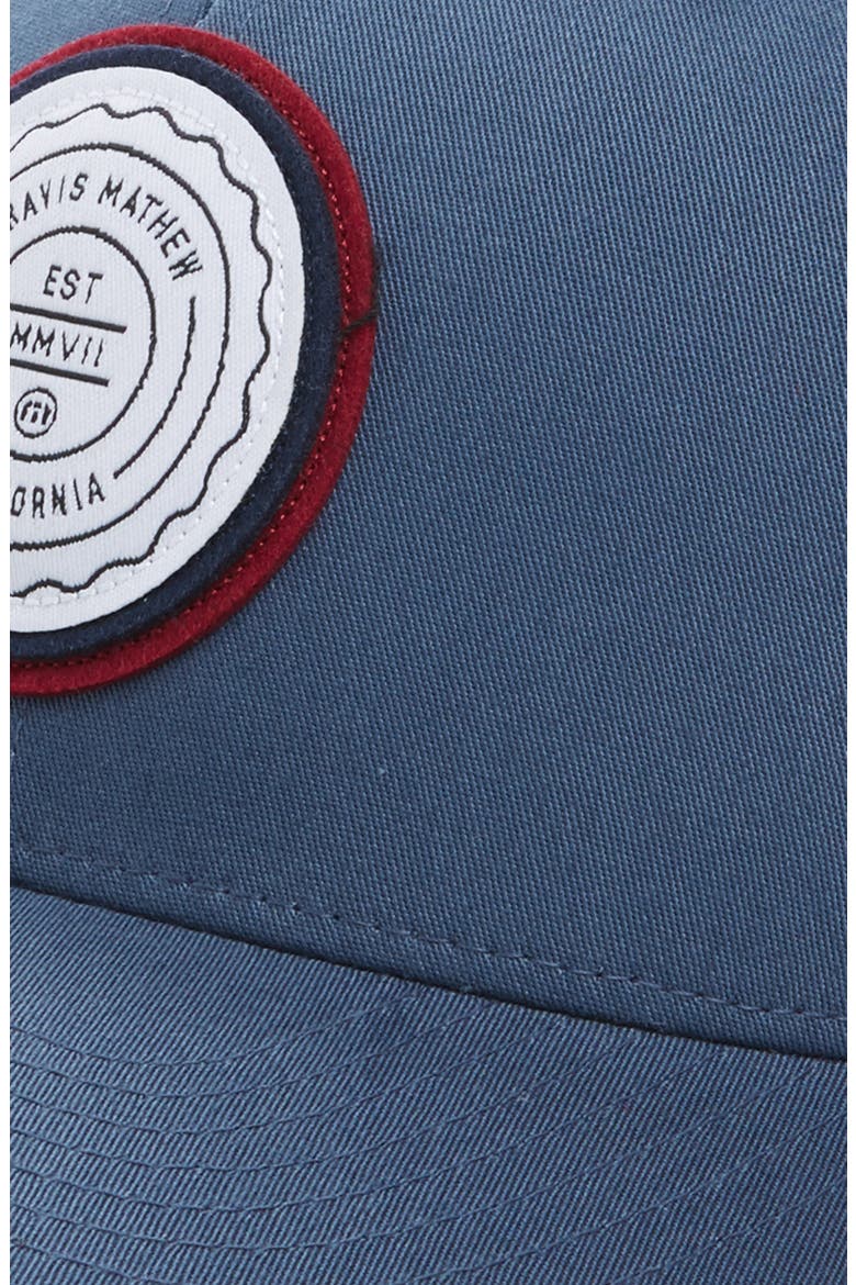 Trip L Trucker Hat, Alternate, color, DARK BLUE
