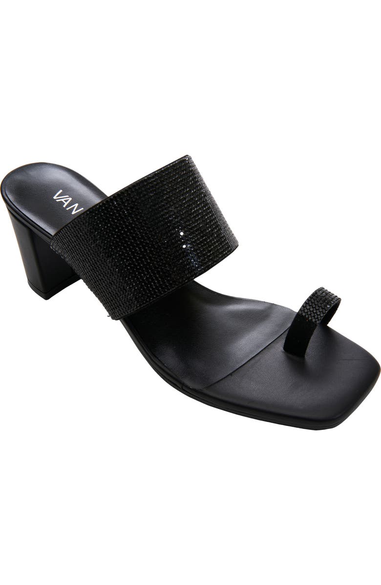 VANELi Moos Rhinestone Toe Loop Sandal, Main, color,