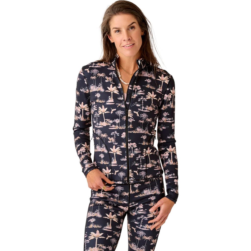 Carve Designs Stella Zip-Up Jacket in Black Toile at Nordstrom, Size Medium