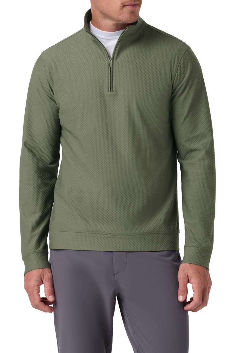 Easton Quarter Zip Sweater, Main, color, OLIVE