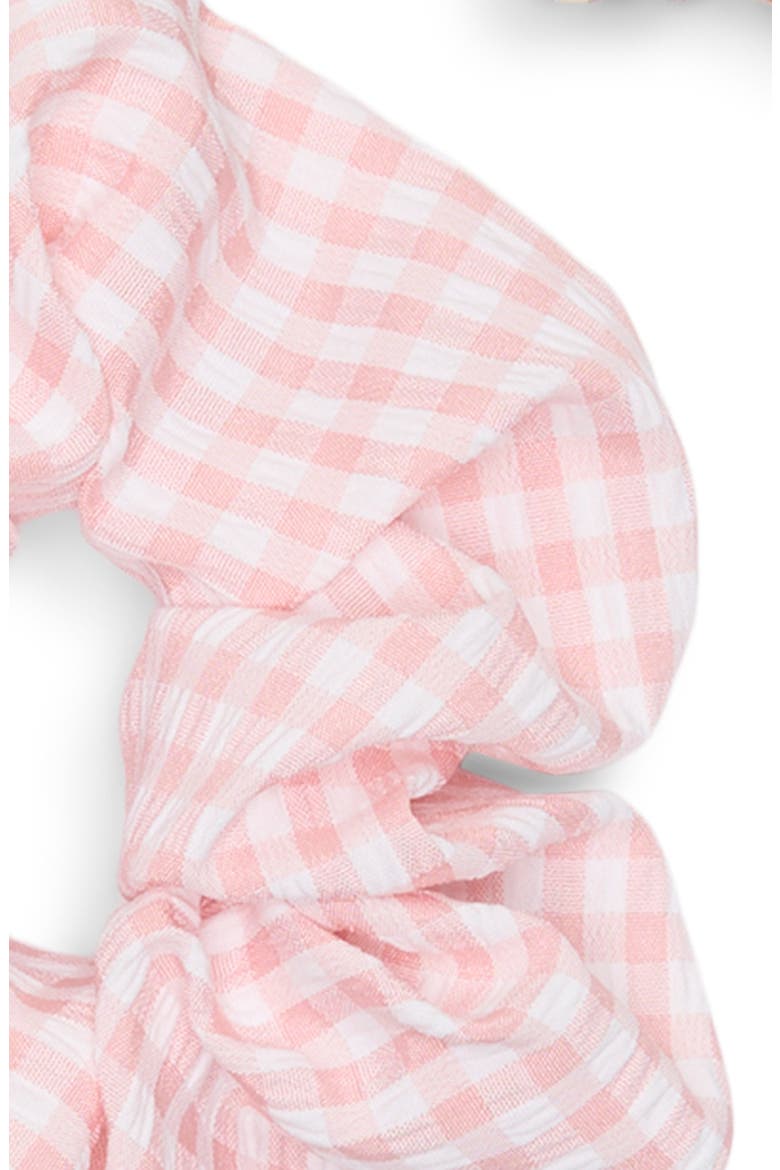 3-Pack Gingham Scrunchies, Alternate, color, MULTI PINK