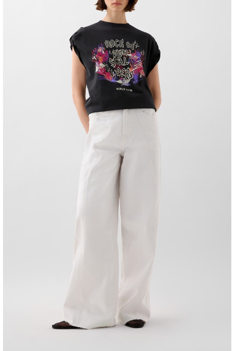 Rock On Tee, Alternate, color, Darkgrey