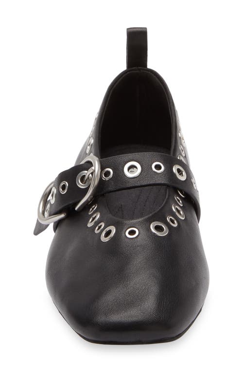 Rag & Bone Black Spire Mary Jane Ballerina Flats In Black