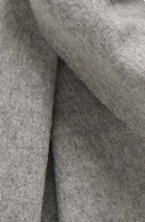 Vince Double Face Cashmere Scarf In Gray