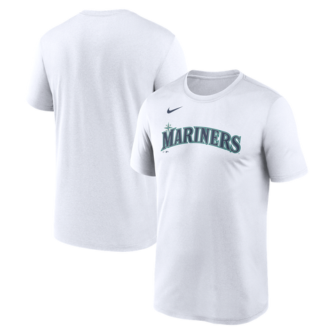 Men's Nike White Seattle Mariners New Legend Wordmark Dri-FIT T-Shirt