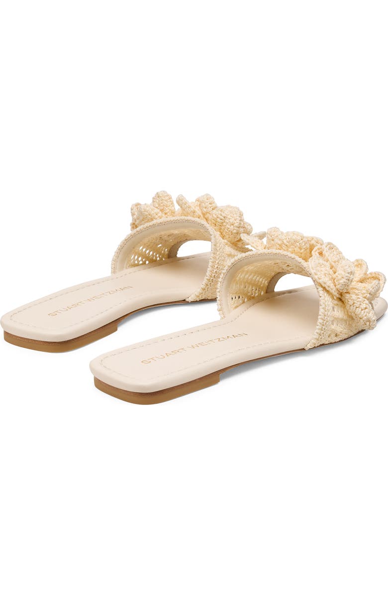 Stuart Weitzman Lotus Slide Sandal, Alternate, color, Chalk