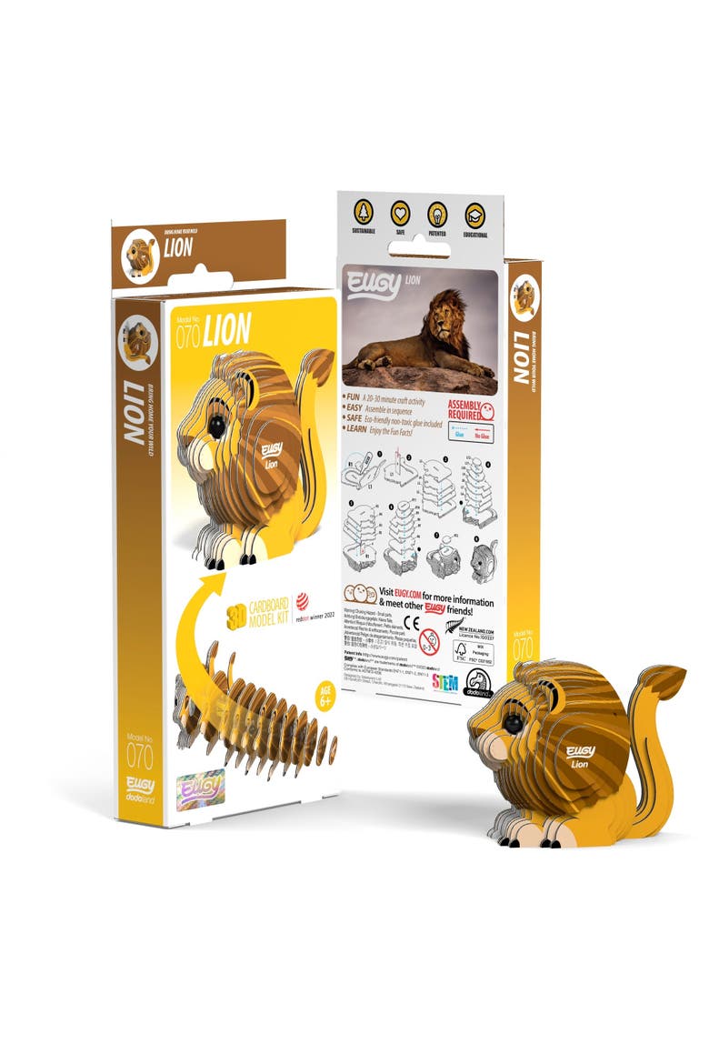 Lion 3D Puzzle, Main, color, No Color