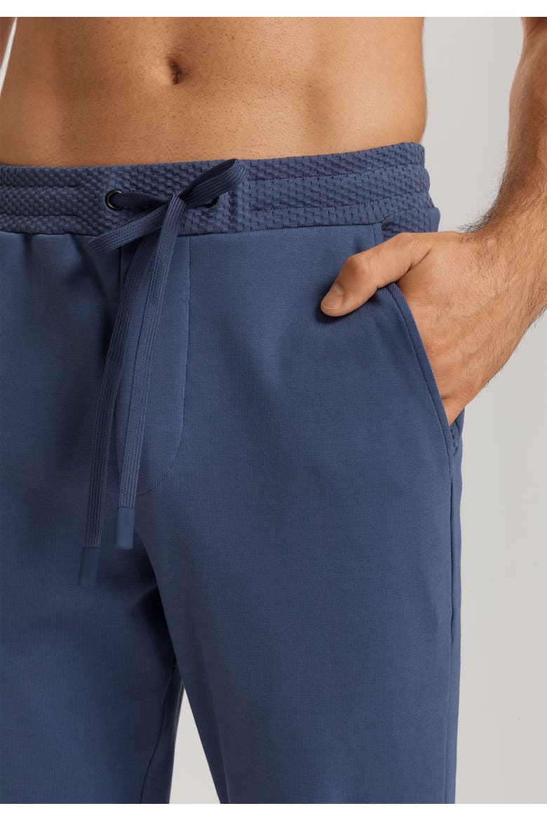 Smartwear Cotton Drawstring Lounge Pants, Alternate, color, Vintage Indigo