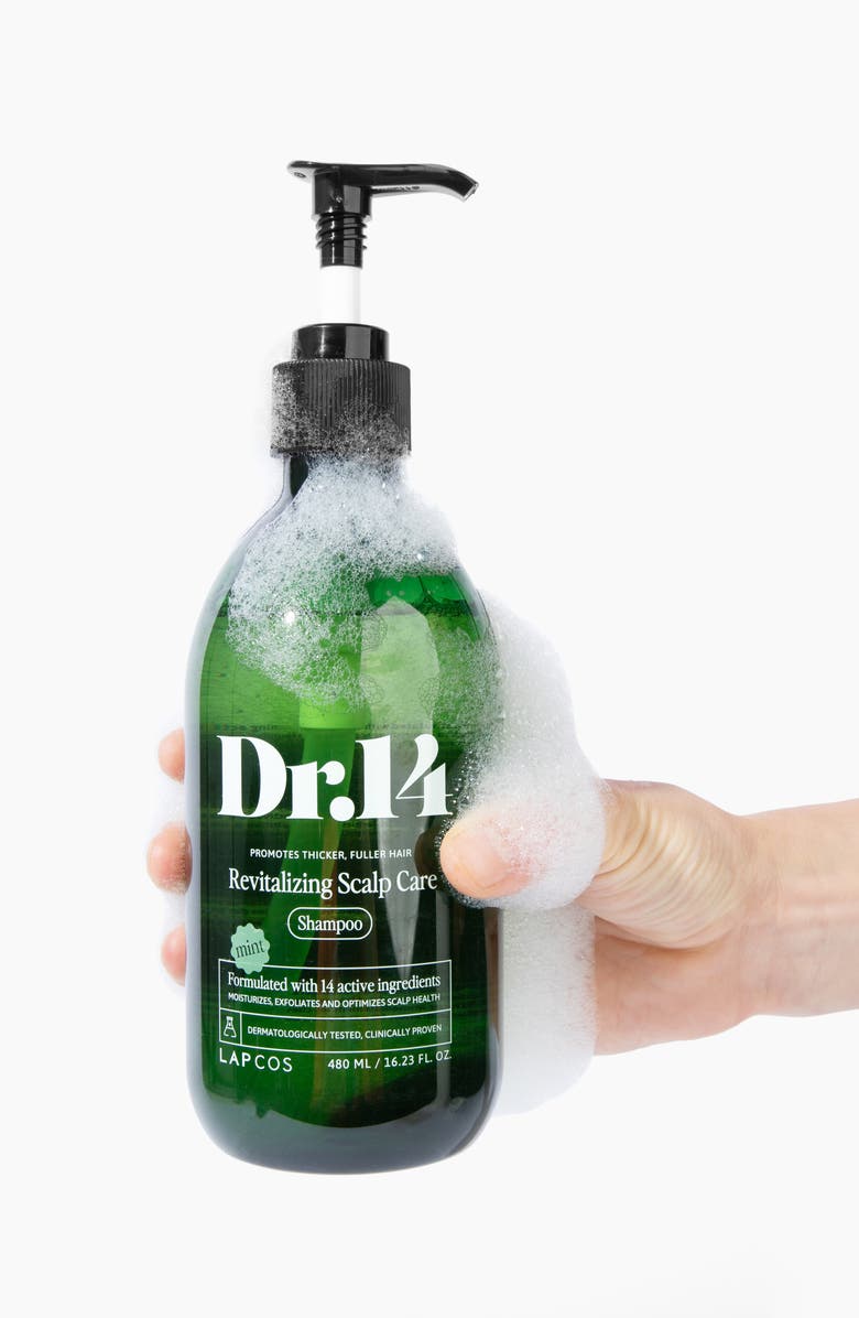 LAPCOS Dr.14 Revitalizing Scalp Care Shampoo, Alternate, color, Green
