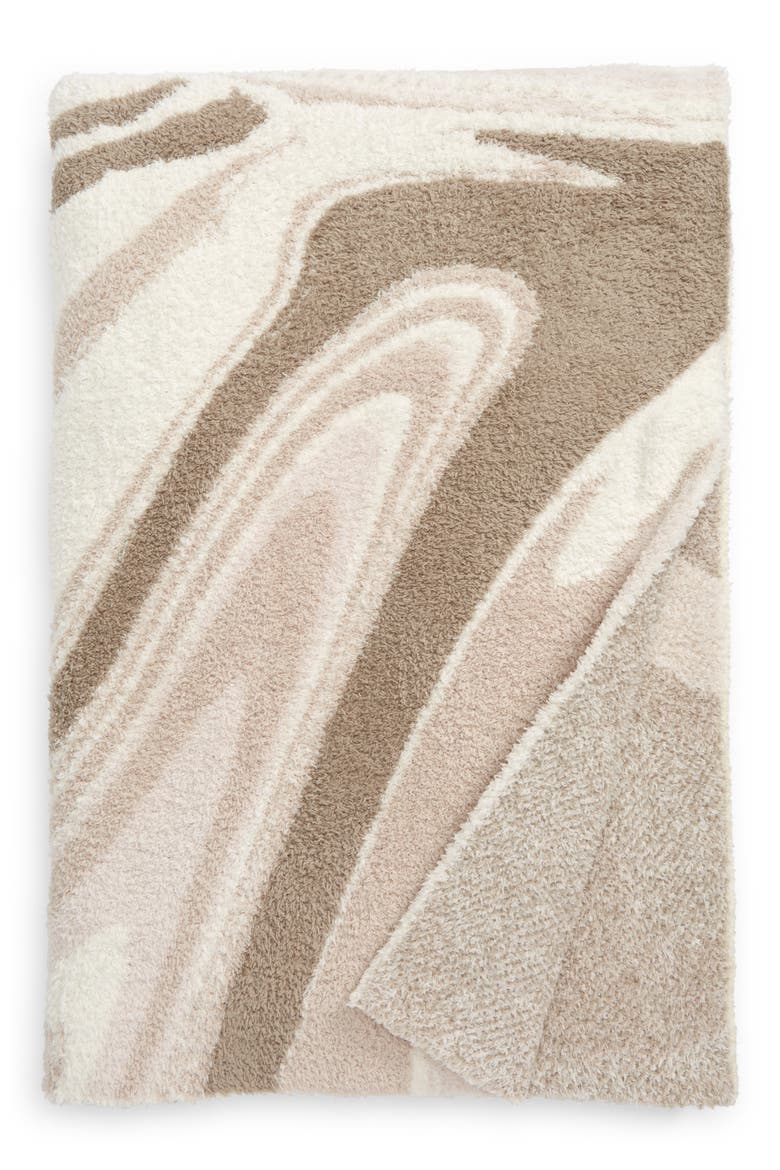 CozyChic™ Marble Pattern Throw Blanket, Main, color, SAND MULTI
