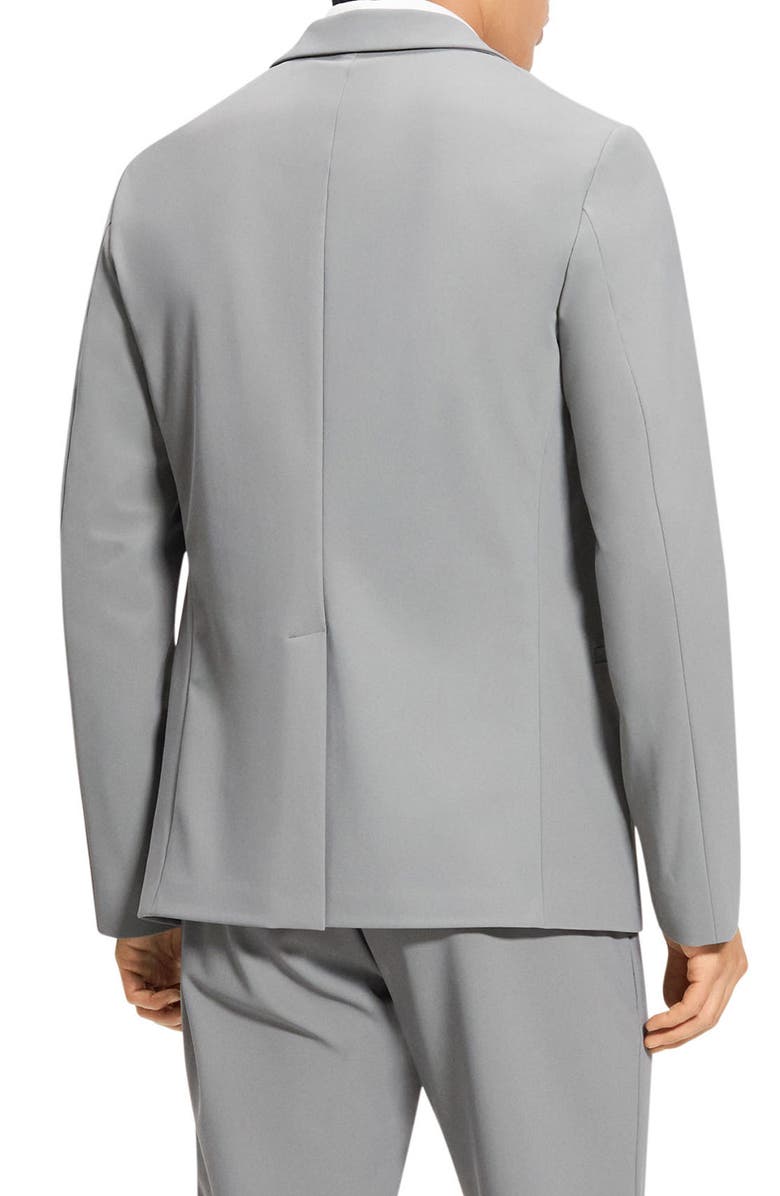 Theory Clinton Precision Ponte Knit Blazer, Alternate, color, Soft Grey