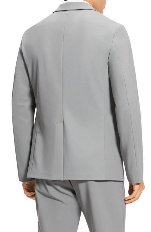 Theory Chambers Blazer In Stretch Wool In Soft Grey