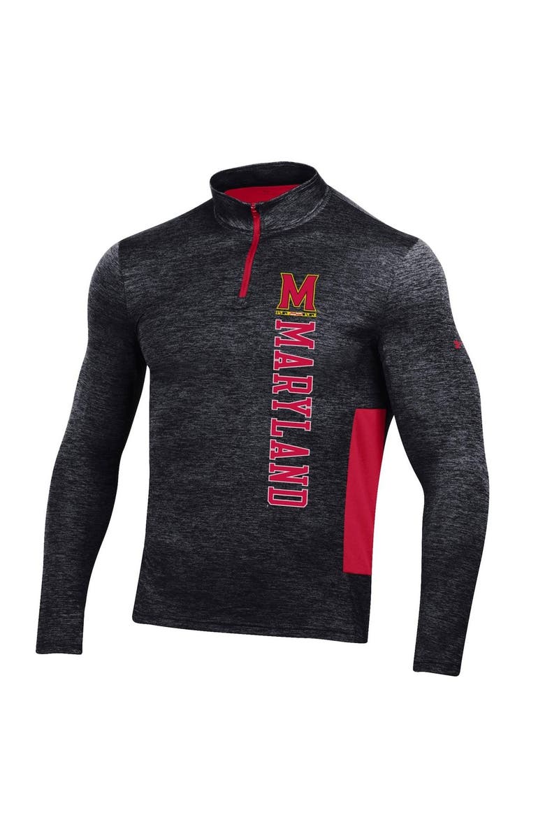Under Armour Men's Under Armour Black Maryland Terrapins Gameday Twist Quarter-Zip Top, Alternate, color, 
