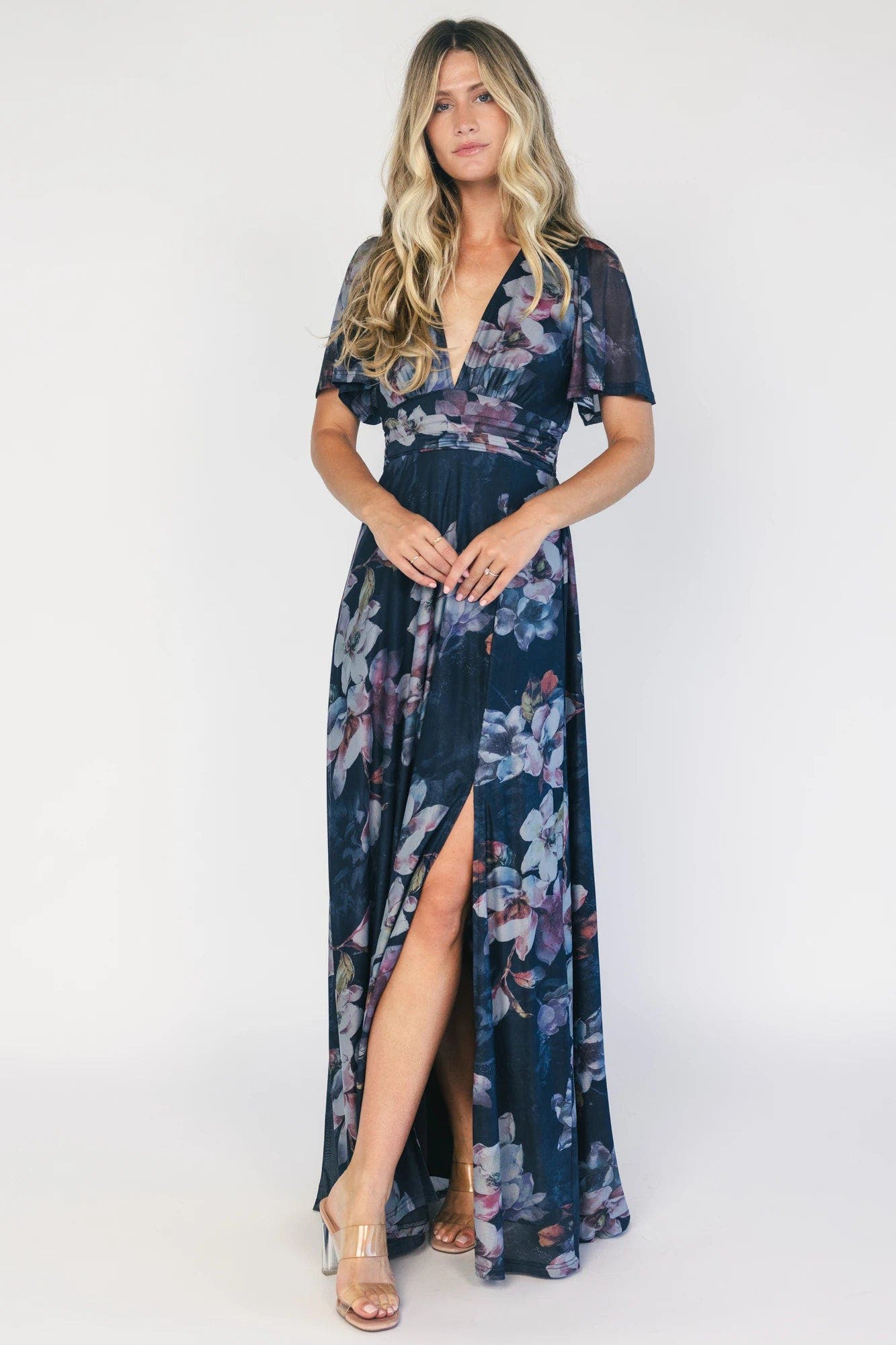 selected Deep Blue Floral