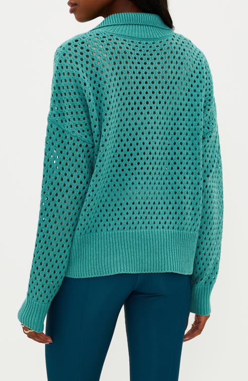 Beach Riot Wynn Open Stitch Sweater In Crystal Coast