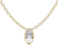 Jennifer Fisher 18K Gold Lab-Created Diamond Pendant Necklace