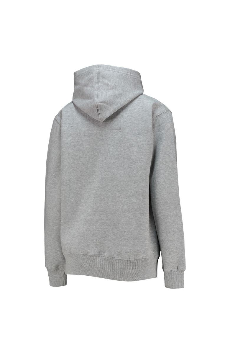 NFL Youth Heathered Gray Dallas Cowboys Practice Pullover Hoodie, Alternate, color,