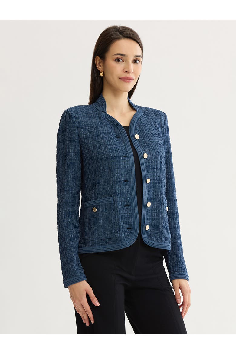 Tonal Tweed Knit Jacket, Alternate, color, Stardust