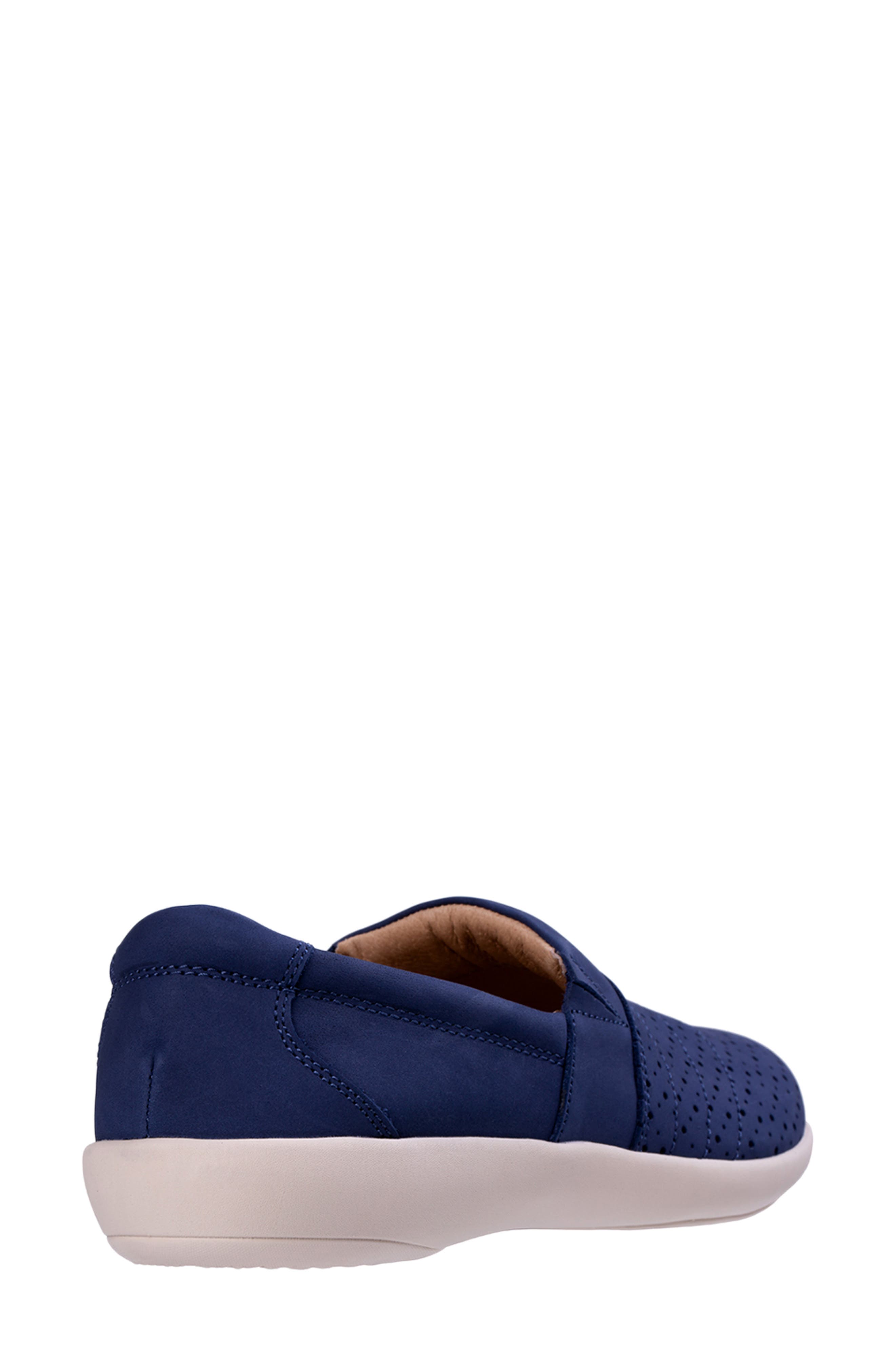 Ridgeway Leather Slip On Sneaker, Alternate, color, PEACOAT