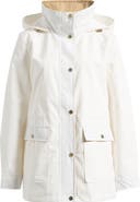 Lauren Ralph Lauren Hooded Contrast Trim Windbreaker