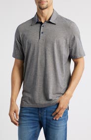 Johnston & Murphy Fine Stripe Polo