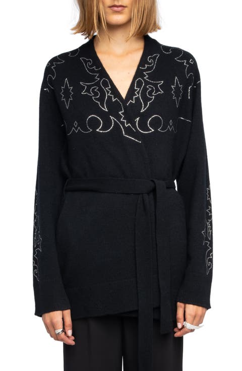 Salomy Crystal Embellished Cashmere Sweater