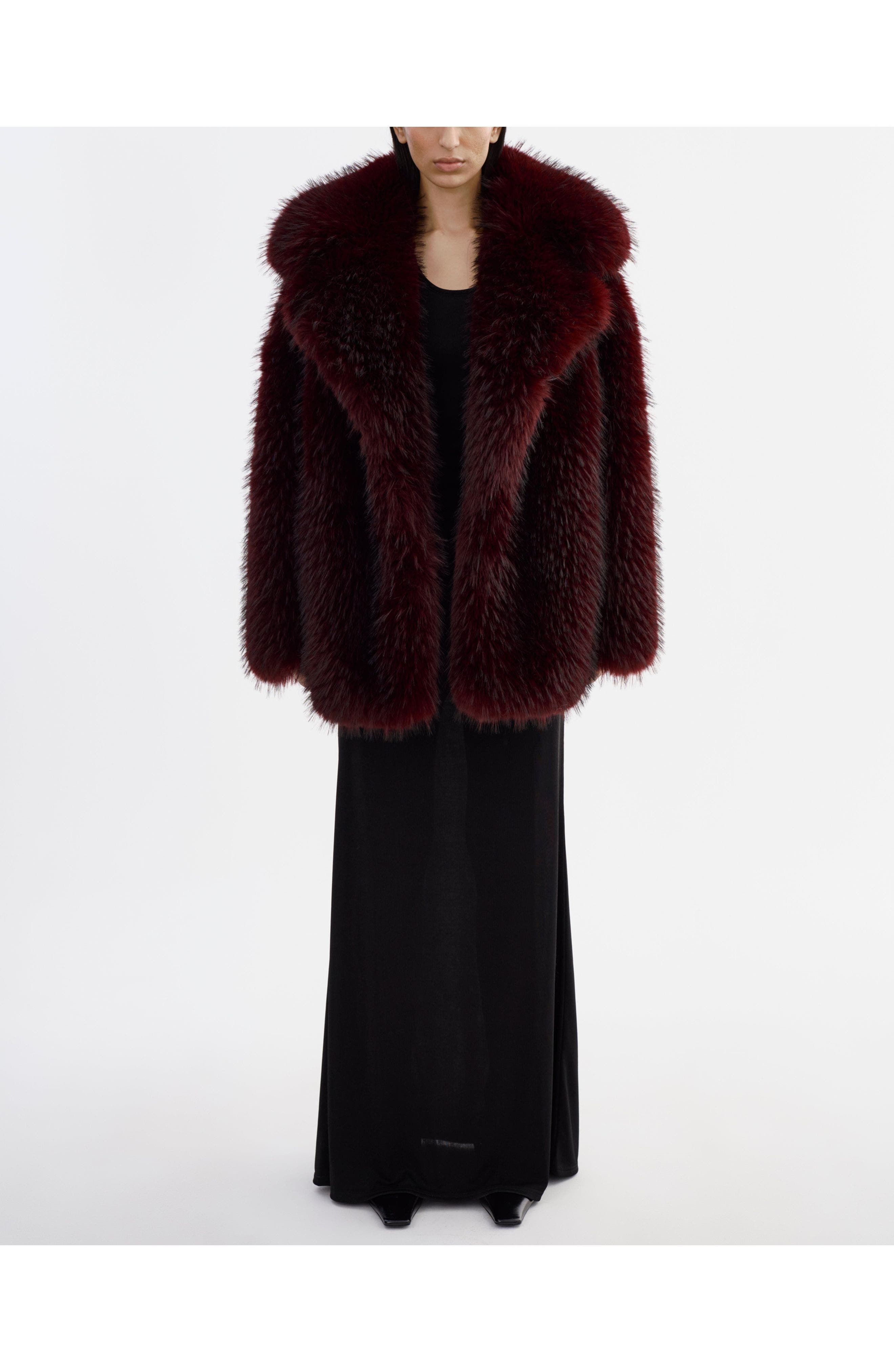 Finaya | Oversized Faux Fur Coat - image 4