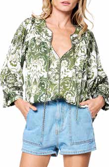 Katari Tiger Print Top