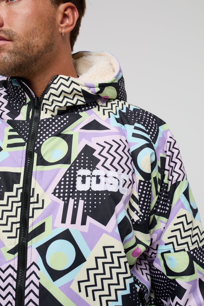 Saved By The Bell Recycled Lined Changing Robe - Men's, Alternate, color, Multicolored