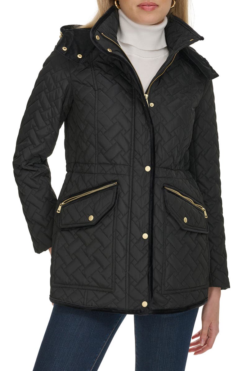 Cole Haan Signature Quilted Parka, Alternate, color, 