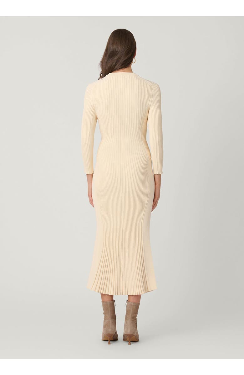 Shoshanna Sam Tie Knit Dress, Alternate, color, Cream