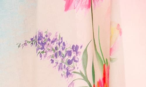 Agua Bendita Selma Chroma Floral Caftan Cover-up