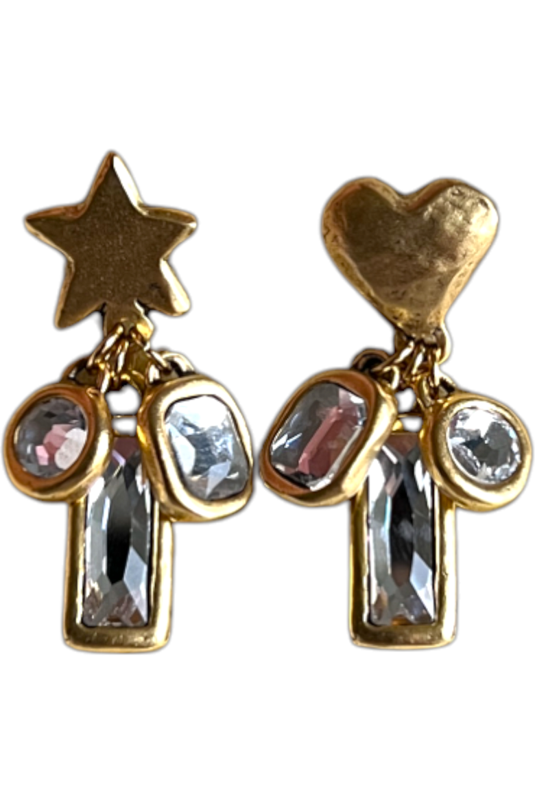 Stevie Earrings, Main, color, Gold