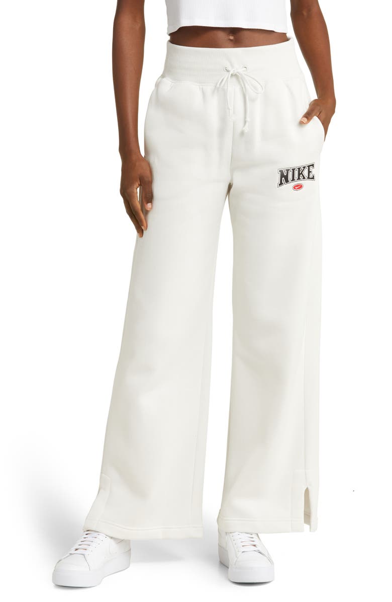 Nike Sportswear Phoenix Fleece Wide Leg Sweatpants, Main, color, 