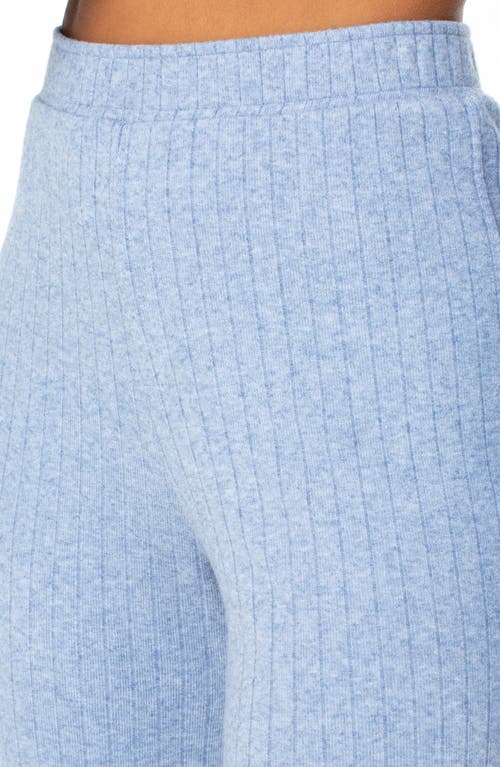 Roxy Cool Serenity Rib Knit Pants In Blue