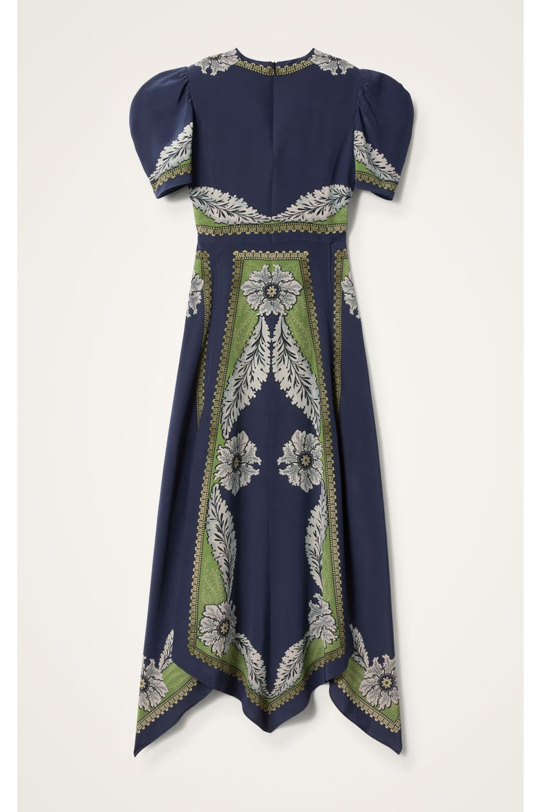 Cherie Scarf Dress Placée, Alternate, color, Bounty Placée Navy