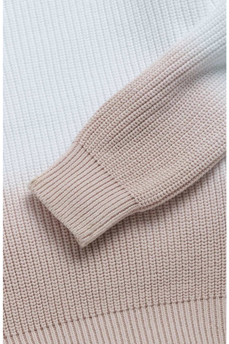Eddie Dip-Dye Knit Sweater, Alternate, color, Beige