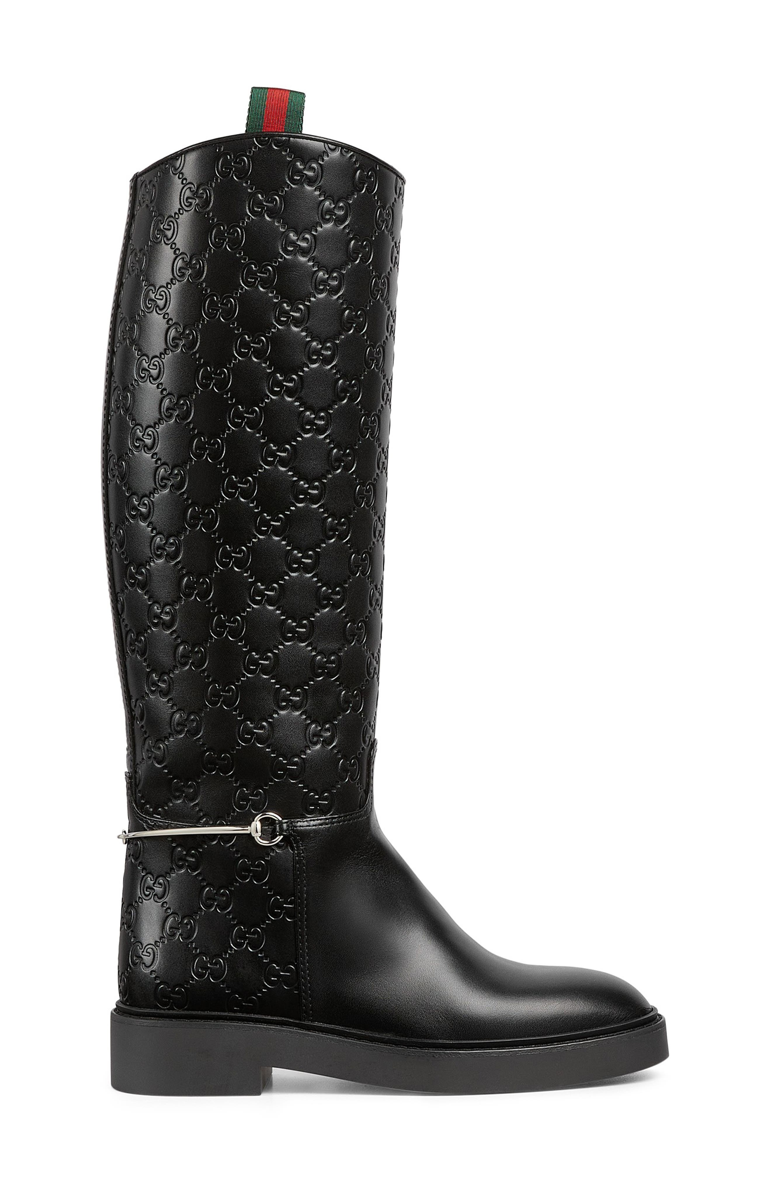 Gucci Edith Riding Boot, Alternate, color, 