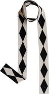 TBCo Merino Wool Harlequin Skinny Scarf