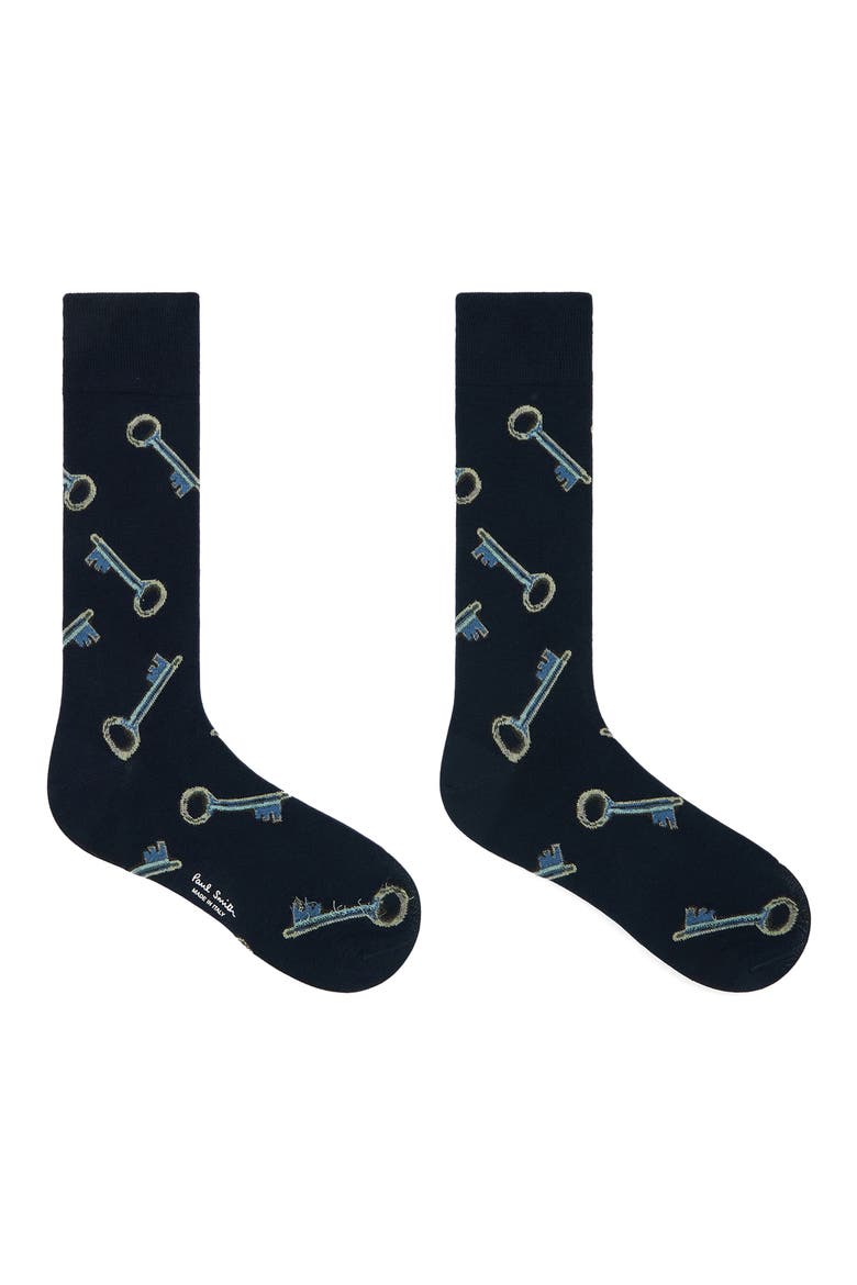 Keys Socks, Alternate, color, 49_VERY DARK NAVY