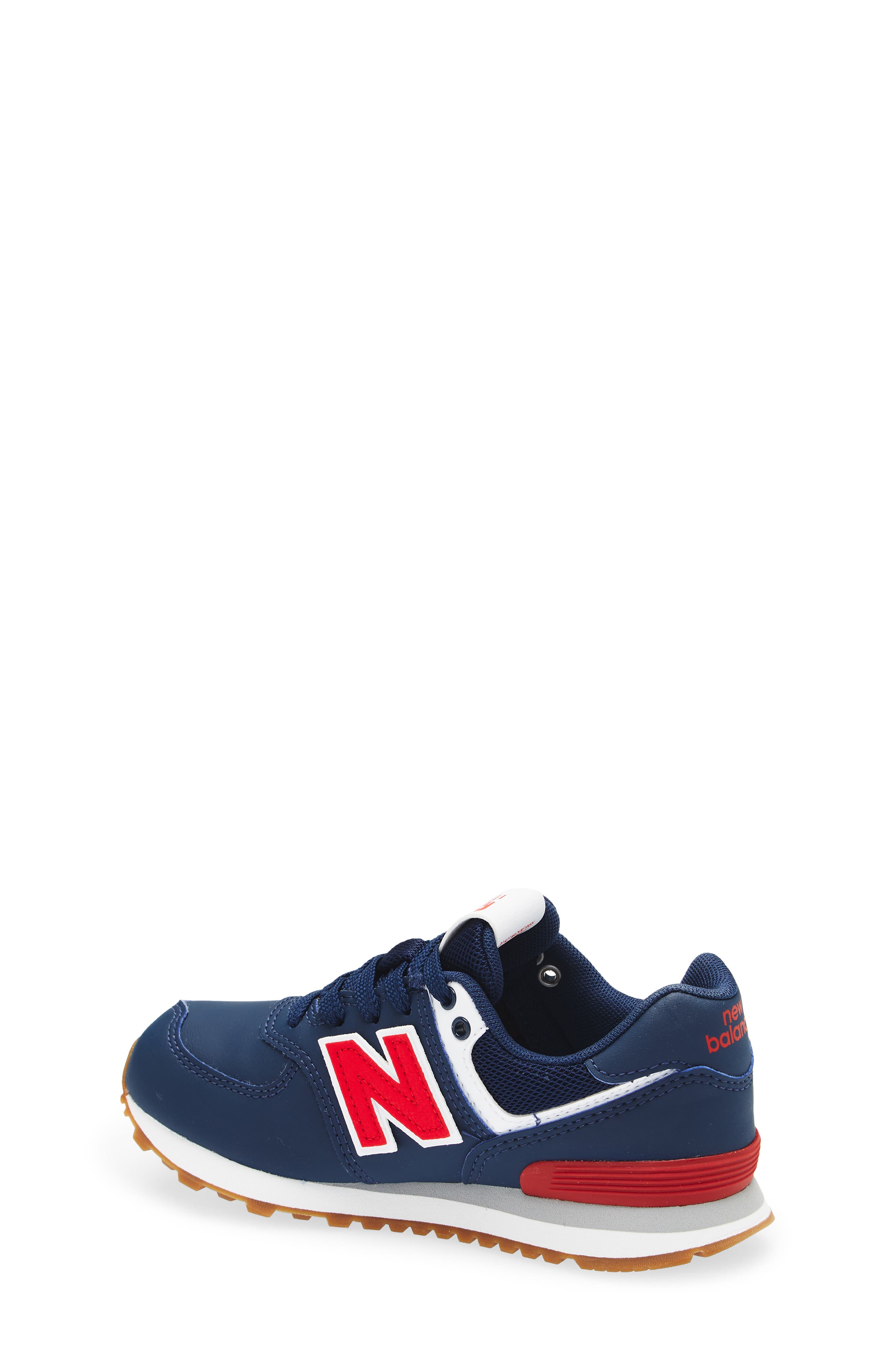 New Balance Kids' 574 Sneaker, Alternate, color, Nb Navy/ Team Red