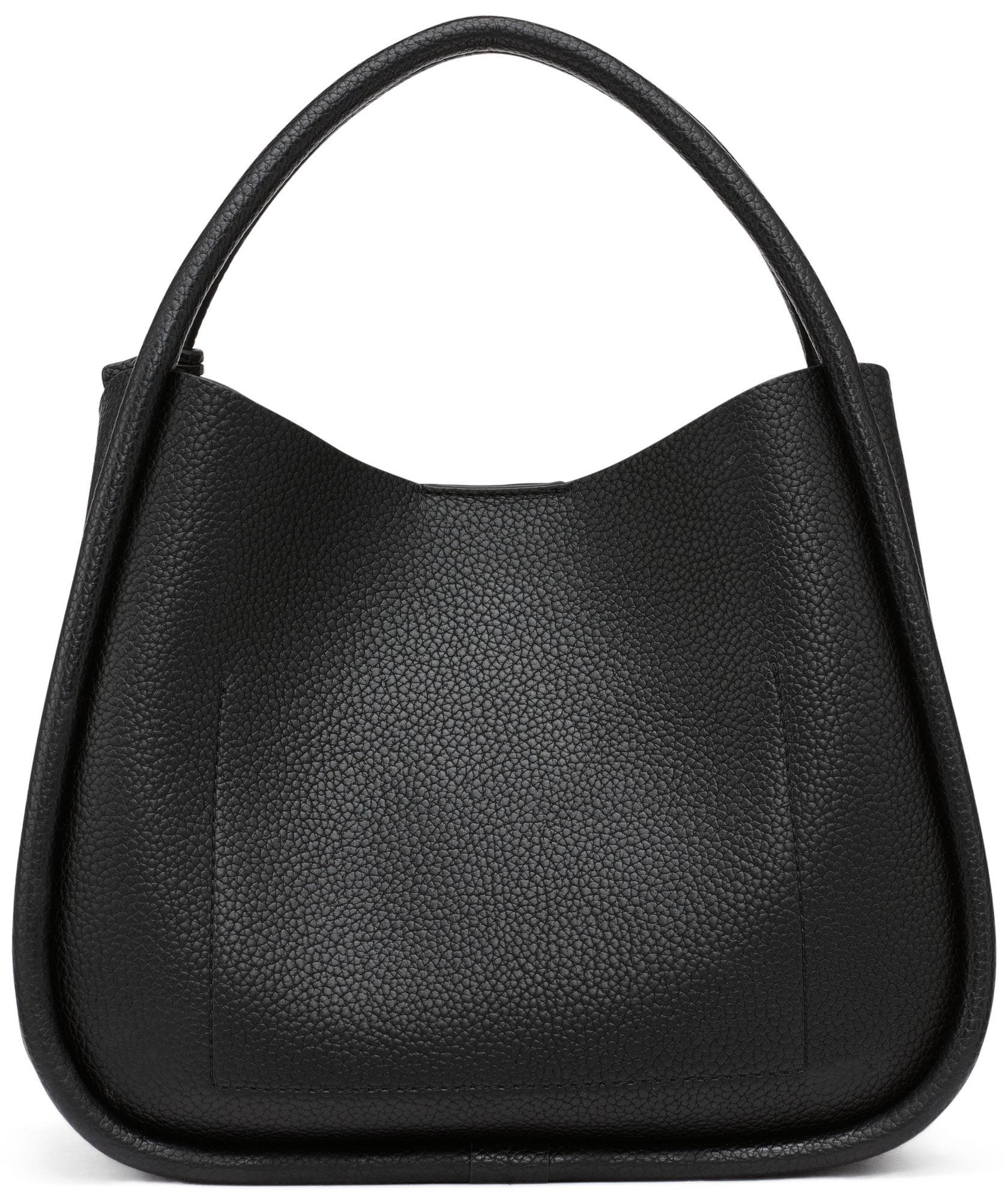 CAPRI MD HOBO, Alternate, color, BLACK/ SILV