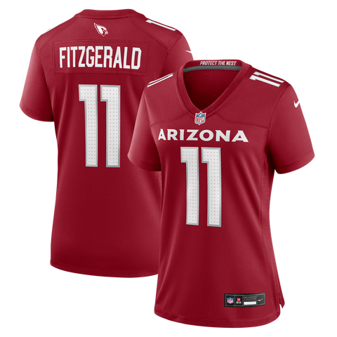 Women's Nike Larry Fitzgerald Cardinal Arizona Cardinals Team Retired Game Jersey