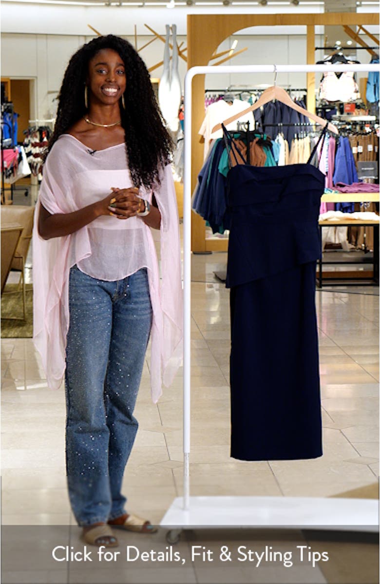 Marla Pleated Top & Pencil Skirt Set, sales video thumbnail