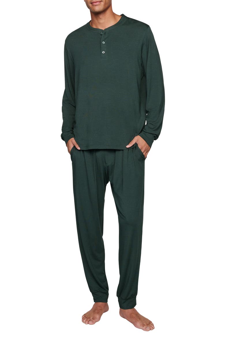Henry Jersey Pajamas, Main, color, PINE