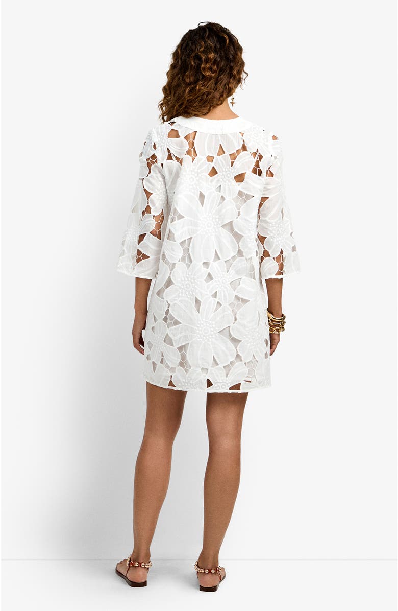 Trina Turk Mangrove Dress, Alternate, color, Whitewash