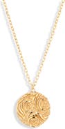 THE SIS KISS x Loverly Grey Design Flower Coin Pendant Necklace